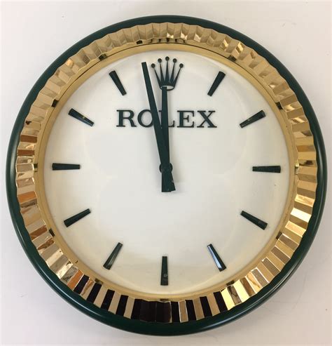 rolex wall clocks for sale|rolex wall clock original price.